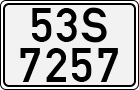 License plate of Vietnam, Cars