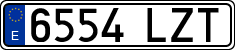 License plates of Spain, Ordinary (2000)