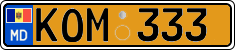 License plate of Moldova, Public transport (2015)