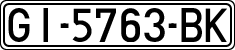License plates of Spain, 1971 year series
