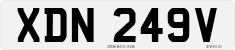 License plate of the United Kingdom, 1963 year system