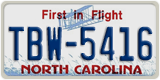 North Carolina, ABC-1234