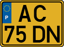 License plate of Portugal, Regular plates