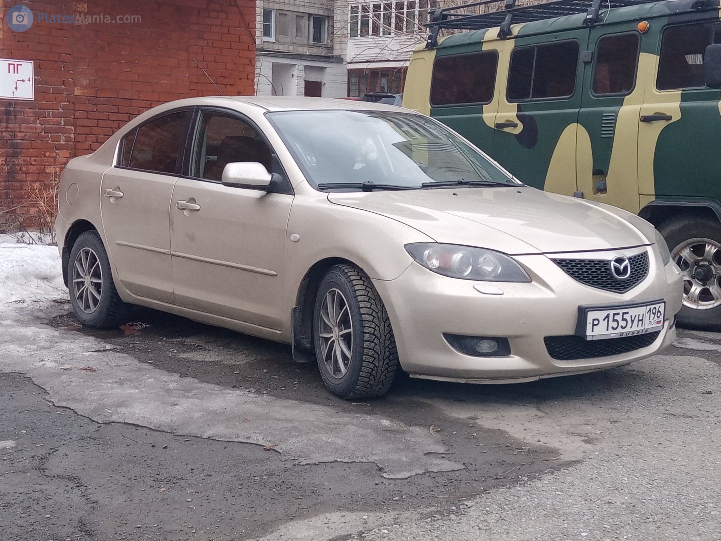 р 155 ун 196, Mazda 3 1st gen Sedan (BK), 2003–2009