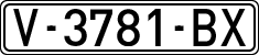 License plates of Spain, 1971 year series