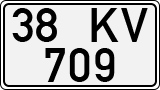 License plate of Turkey, Regular plates