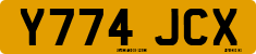License plate of the United Kingdom, 1983 year system