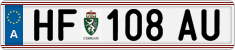 License plate of Austria, Regular plates