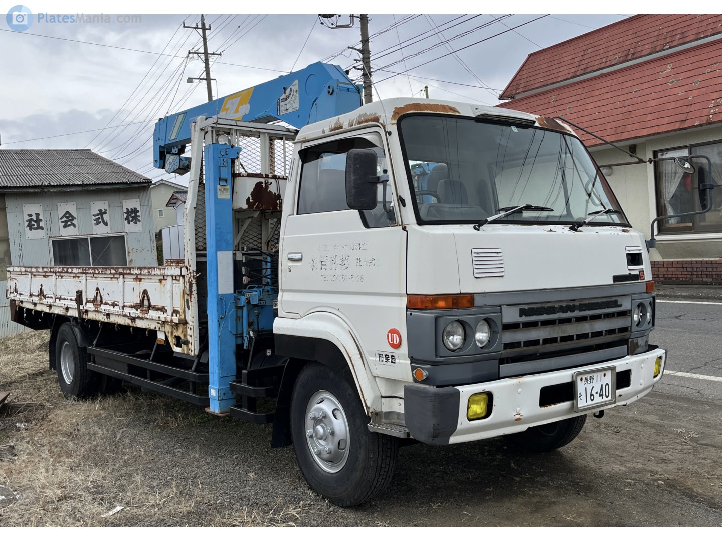 長野 11 そ 1640, Nissan Diesel Condor Medium S/SS 1st gen (H40 Cab), 1988–1992