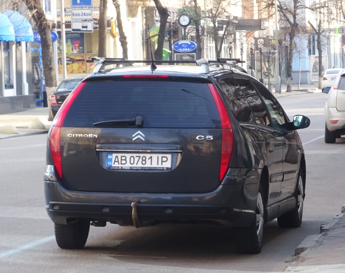 AB 0781 IP, Citroёn C5 1st gen Wagon (DE), facelift, 2004–2007