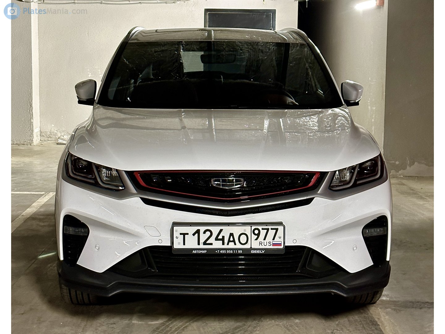 т 124 ао 977, Geely Coolray 1st gen (SX11), 2019–