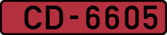 License plate of Latvia, Diplomatic
