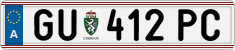 License plate of Austria, Regular plates