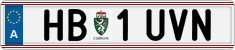 License plate of Austria, Regular plates