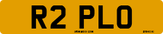License plate of the United Kingdom, 1983 year system