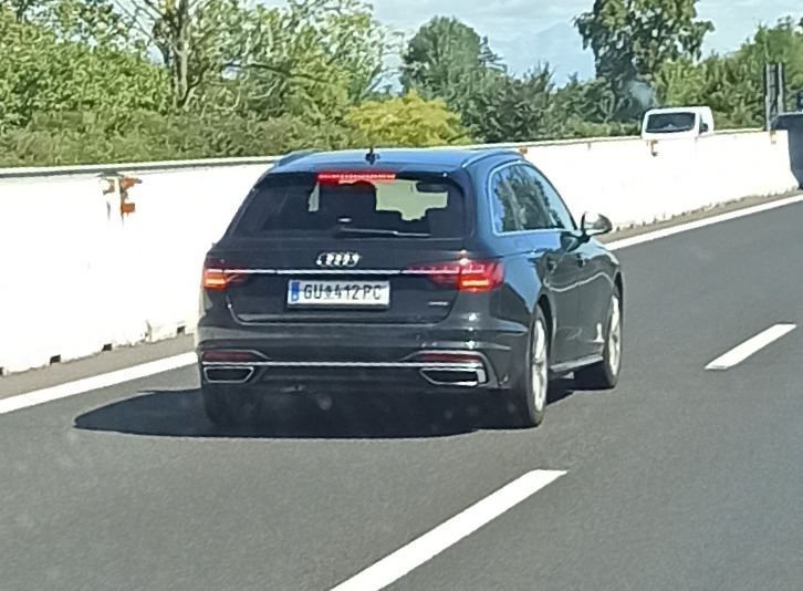 GU 412 PC, Audi A4 5th gen Avant (B9.5/8W5/8WD), facelift, 2019–