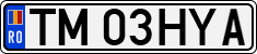 License plate of Romania, Regular plates
