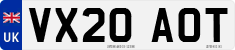 License plate of the United Kingdom, 2001 year system