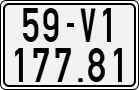 License plate of Vietnam, Motorcycles