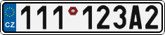 License plate of the Czech Republic, Vanity Plates
