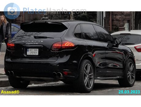 AC 7777 OO, Porsche Cayenne