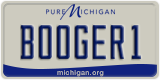 Michigan, Vanity Plates