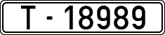 License plates of Spain, 1900 year series