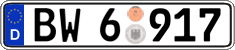 German license plate, Authorities and federal agencies
