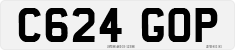 License plate of the United Kingdom, 1983 year system