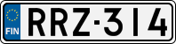 License plate of Finland, Cars
