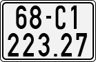 License plate of Vietnam, Motorcycles