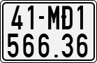 License plate of Vietnam, Specialty plates