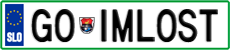 License plate of Slovenia, Vanity Plates