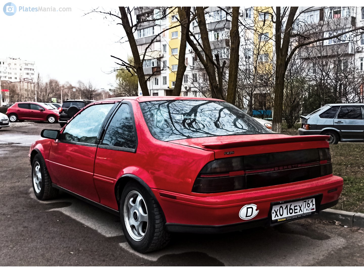 х 016 ех 761, Chevrolet Beretta 1st gen (37; L-body), 1987–1996