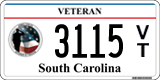 South Carolina, Military (A12345 / AB12345)