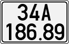 License plate of Vietnam, Cars
