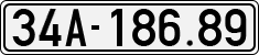 License plate of Vietnam, Cars