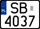 License plates of Poland, Special vehicles and motorcycles