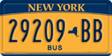 New York, Specialty plates (12345-AB)