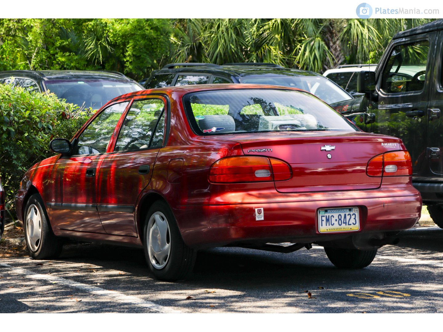 FMC-8423, Chevrolet Prizm 1st gen (E110; NA-market), 1997–2001