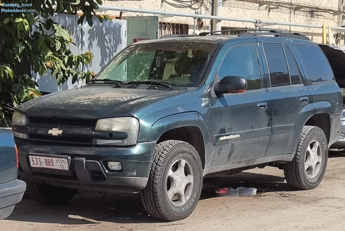535-889, Chevrolet TrailBlazer 1st gen SUV (GMT360/GMT370), 2001–2008
