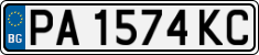 License plate of Bulgaria, Cars