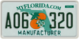 Florida, Manufacturer (A12 345)