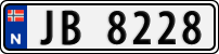 License plate of Norway, Trailers, motorcycles, special vehicles