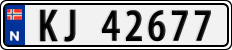License plate of Norway, Cars