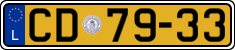 License plate of Luxembourg, Diplomatic