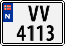 License plate of Norway, Trailers, motorcycles, special vehicles