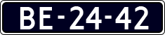 License plate of the Netherlands, Imported oldtimers (commercial vehicles)