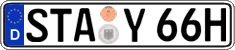 German license plate, Plates for oldtimers (type 