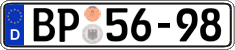 German license plate, Authorities and federal agencies